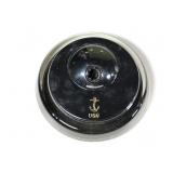 Vtg US Navy 4ï¿½" Glass Desktop Pen Holder