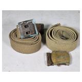 Vtg Military Belts