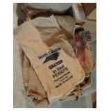 Vintage burlap bags