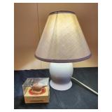 13" lamp white ceramic works, Canadian Goose