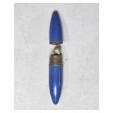 Vintage Periwinkle Lipstick Lighter 3" long
