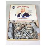 Cigar Box w/ Assorted Hardware