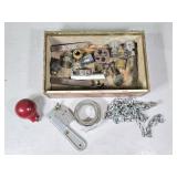 Cigar Box w/ Assorted Hardware & Fittings