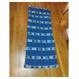 Sleeping bag 50 x 24 zipped up. Missing a zipper