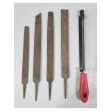 4 Metal Files & Chainsaw File