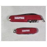 2 Saratoga Swiss Army Knives