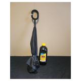 Citronella torch fuel mostly full , umbrella