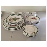 Yamaka Stoneware NOEL Christmas dishes. 3 sets