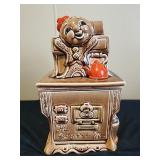 12" Vintage Gingerbread Cookie Jar Oven