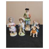 Ceramic Vintage Victorian Male Sitting In Chair
