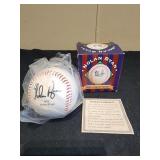 Nolan Ryan replica signature baseball with CoA