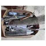 Box of Metal Screen & Scrap Pieces