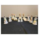 Flower doll of the month, birthday porcelain