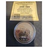 Collectible Star Trek coin 1995