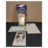 Golden legends of Baseball Lou Gehrig 22kt gold
