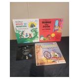 Kids vintage record albums