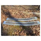 Curved Lawnmower Ramps 81" long