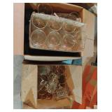 Vintage Christmas glasses