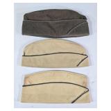WW2 Officers Garrison Hats