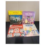 Walt Disney records, small world, peter pan, snow
