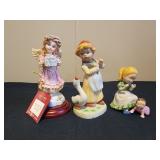 Porcelain girl with Goose 5.75" house of lloyd