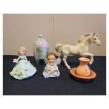 Enesco growing up girls figure, fairy, horse,