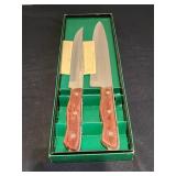 Vintage Maxam Precision Stainless Steel Knife Set