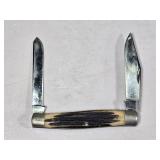 Q Steel 2-Blade Pocket Knife 3?" Blades 7ï¿½" Open