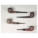 4 Vintage Tobacco Pipes