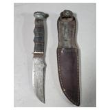 Ka!Bar Knife w/ Sheath 4?" Blade 9?" Overall