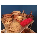 Assorted baskets