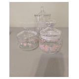 Vintage canisters with lids