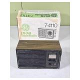 Vintage GE Table Radio w/ Box