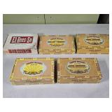 5 Cigar Boxes