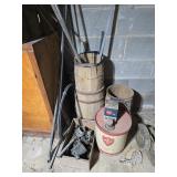 Barrels w/ Contents,  Prunes Box w/ Contents, Oil