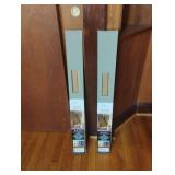 1" vinyl mini blinds. Room darkening. 35 x 48.