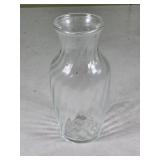 Clear Spiral Vase 7ï¿½" tall