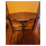 Antique wooden side table 32x28x20 needs some