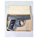 Vintage Metal Pistol Lighter 4"