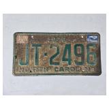 Vintage 1978 North Carolina Liscense Plate