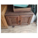Side table with 2 doors and 2 drawers 23 x 15 x