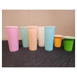 Tupperware tumblers with lids