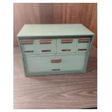 VTG Krestline Speko Avocado Green Metal 4 Drawers