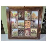 Vtg Homco Home Interiors Fall Harvest Picture