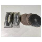 Concrete Tools, 7ï¿½" Saw Blade & Sanding Pads