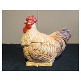 Rooster cookie jar that crows! Vintage Farmhouse