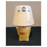 Home interior candle shade, candle has been burnt