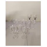Vintage wine glasses