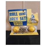 Vtg ball and jack set