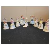 6 Vintage George Goode Porcelain Happy Birthday